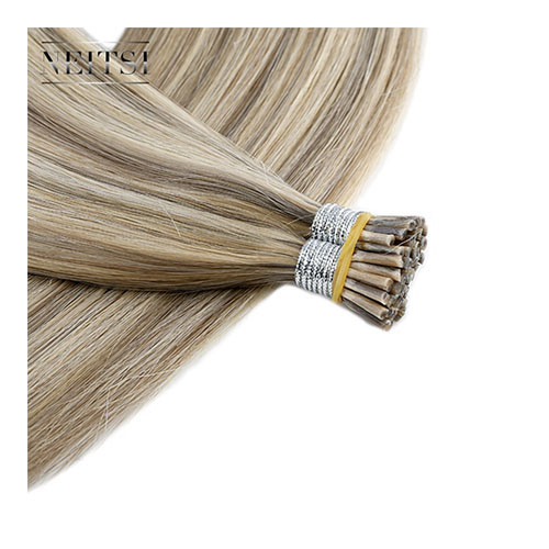 Human Pre Bonded Fusion Haar Ik Tip Stok Keratine Dubbele Getrokken Remy Haarverlenging 1.0 g/s 100g 20 "28" 15 Kleuren
