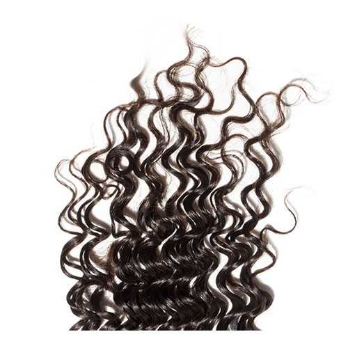 Diepe Golf 4x4 Gratis Stijl Vetersluiting Braziliaanse Natuurlijke Kleur 10 "-20'' Virgin menselijk Haar Zwitserse Medium Bruin Kant