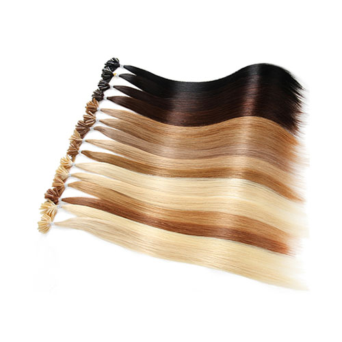 # 1B Remy Straight Nail U Tip Human Hair Extensions Fusion Salon Stijl Echt Haar 20 "Natuurlijke Zwarte 120G 200 Strengen PreColored