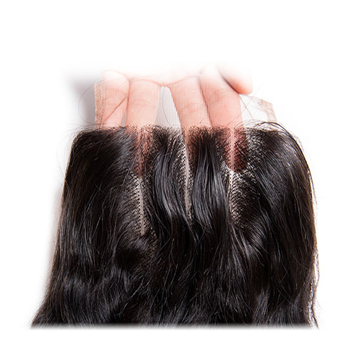 Bedrijf 100% Remy Menselijk Haar Water Wave Vetersluiting Drie Deel Stijl 130% Dichtheid 10-18 inch beschikbaar Gratis Verzending