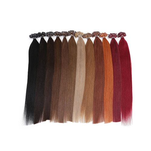 Straight Keratine Capsules Human Fusion Haar Nail U Tip Machine Gemaakt Remy Pre Bonded Haarverlenging 16 "20" 24 "1 g/s 50g