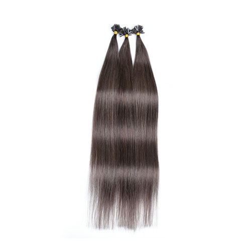 # 1B Remy Straight Nail U Tip Human Hair Extensions Fusion Salon Stijl Echt Haar 20 "Natuurlijke Zwarte 120G 200 Strengen PreColored