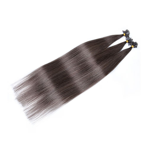 # 1B Remy Straight Nail U Tip Human Hair Extensions Fusion Salon Stijl Echt Haar 20 "Natuurlijke Zwarte 120G 200 Strengen PreColored